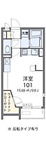 ミランダインゼルガーデン 108 ｜ 千葉県柏市豊四季618-1（賃貸アパート1R・1階・25.39㎡） その2