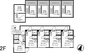 フェリスムーン 205 ｜ 東京都杉並区阿佐谷北５丁目3-14（賃貸アパート1R・2階・10.02㎡） その17