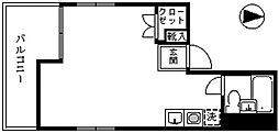 ハウスポート阿佐谷ビル ワンルームの間取図画像