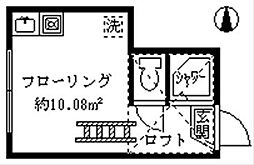 フェリスクローマ ワンルームの間取図画像