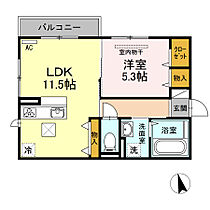 徳島県徳島市南昭和町４丁目（賃貸アパート1LDK・1階・42.77㎡） その2