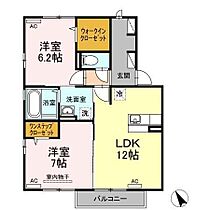 徳島県徳島市東吉野町３丁目（賃貸アパート2LDK・2階・62.10㎡） その2