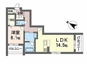 徳島県徳島市西新町１丁目（賃貸マンション1LDK・3階・54.57㎡） その2