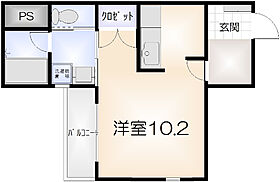 エスキス山城  ｜ 徳島県徳島市山城西３丁目（賃貸マンション1K・2階・25.32㎡） その2