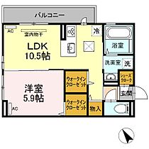 徳島県徳島市沖浜町（賃貸アパート1LDK・1階・42.79㎡） その2