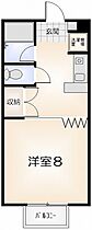 クリスタルハイツ  ｜ 徳島県徳島市南二軒屋町３丁目（賃貸アパート1K・2階・26.64㎡） その2