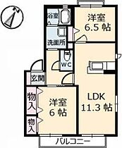 リッシュ良庵　V 112 ｜ 徳島県徳島市中吉野町4丁目20-17（賃貸アパート2LDK・1階・52.54㎡） その2