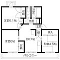 ピースシーサイド黒崎3階3.9万円