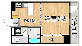 兵庫県神戸市東灘区魚崎西町4丁目（賃貸マンション1DK・2階・25.37㎡） その2