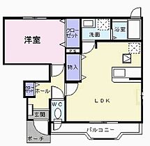 兵庫県加東市社（賃貸アパート1LDK・1階・45.99㎡） その2