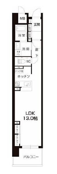 兵庫県姫路市神田町2丁目(賃貸マンション1R・7階・36.97㎡)の写真 その2