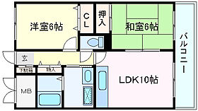 兵庫県明石市魚住町清水（賃貸マンション2LDK・4階・55.35㎡） その2