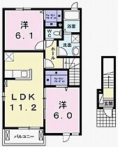 兵庫県加東市下滝野（賃貸アパート2LDK・2階・57.64㎡） その2