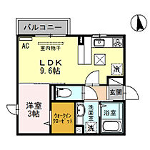 兵庫県姫路市広畑区正門通2丁目（賃貸アパート1LDK・2階・32.77㎡） その2