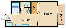 兵庫県加古郡播磨町北本荘3丁目（賃貸アパート1K・2階・23.08㎡） その2