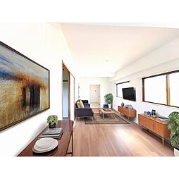 サンライフつくば 302 3階3LDKのリビング/ダイニング