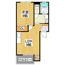 クラシオン 202 ｜ 茨城県つくば市春日3丁目（賃貸アパート1LDK・2階・36.89㎡） その2