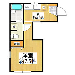 SunMoonField 1Kの間取図画像