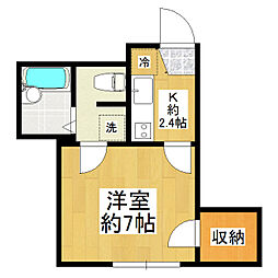 SunMoonField 1Kの間取図画像