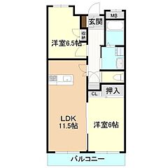 物件の間取り