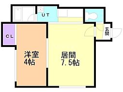 間取図画像 1LDK