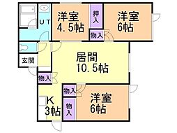 間取図画像 3LDK