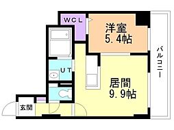 IBIZA 1LDKの間取図画像