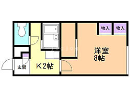 レオパレスモクレン 2階