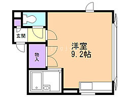 ルミエールフジ ワンルームの間取図画像