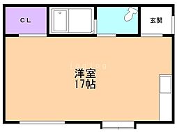サンピア7丁目館 ワンルームの間取図画像