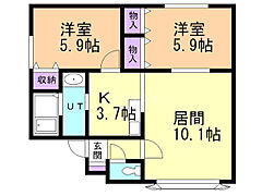 物件の間取り