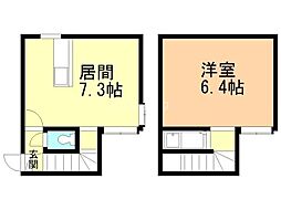 ソニア本通 1Kの間取図画像