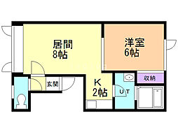 グランドステージ21 1LDKの間取図画像
