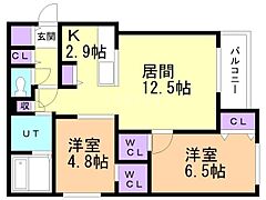 物件の間取り