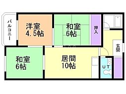 間取図画像 3LDK