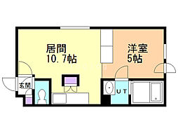 ドゥエ カーサ コモド 2階