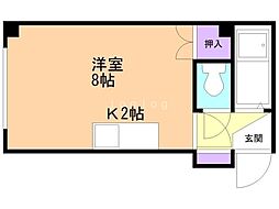 間取図画像 1K