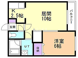 クラリス菊水 2階