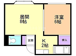 間取図画像 1LDK