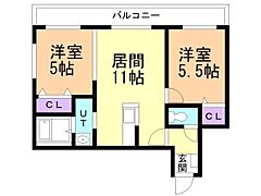 物件の間取り