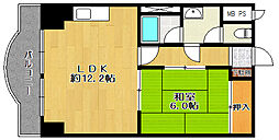 シーアイマンション北仙台 1LDKの間取図画像