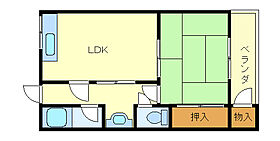 大黒ビル 202 ｜ 兵庫県明石市西明石南町2丁目（賃貸マンション1LDK・2階・32.35㎡） その2