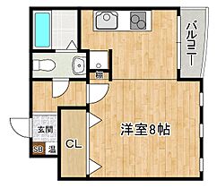 ハイグレード甲南 203 ｜ 兵庫県神戸市東灘区魚崎北町1丁目（賃貸マンション1K・2階・23.50㎡） その2