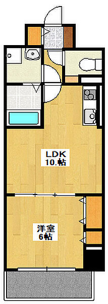 ＭＩＳＴＲＡＬ栗山町 1005｜兵庫県姫路市栗山町(賃貸マンション1LDK・10階・40.12㎡)の写真 その2