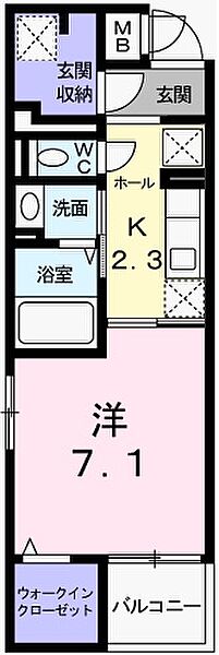 ジュエルII 404｜兵庫県姫路市飾磨区三宅1丁目(賃貸マンション1K・4階・34.02㎡)の写真 その2