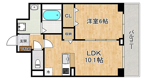 クラシェス深江 902｜兵庫県神戸市東灘区深江本町3丁目(賃貸マンション1LDK・9階・40.03㎡)の写真 その2