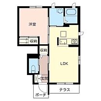 ベルクール加東 B102 ｜ 兵庫県加東市喜田1丁目（賃貸アパート1LDK・1階・43.05㎡） その2