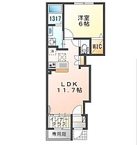 ライラック 103 ｜ 兵庫県姫路市奥山（賃貸アパート1LDK・1階・43.21㎡） その2