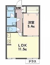 タウニイ塩屋 110 ｜ 兵庫県神戸市垂水区塩屋町3丁目（賃貸アパート1LDK・1階・40.00㎡） その2