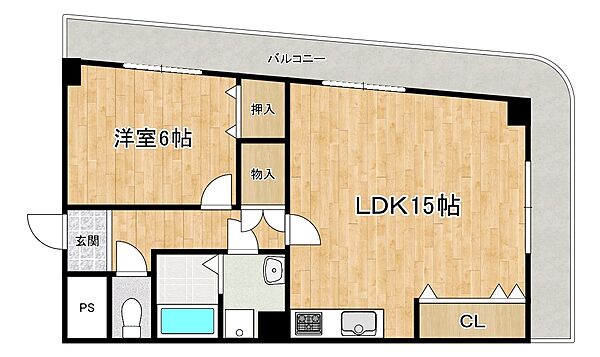 ルミナス甲南 504｜兵庫県神戸市東灘区本山中町1丁目(賃貸マンション1LDK・5階・55.00㎡)の写真 その2